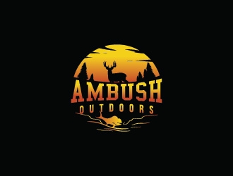 Ambush Outdoors logo design by bcendet