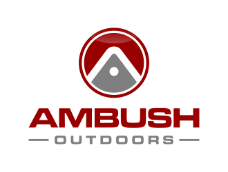 Ambush Outdoors logo design by p0peye