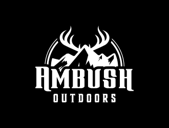 Ambush Outdoors logo design by Garmos
