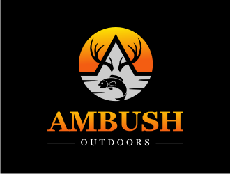 Ambush Outdoors logo design by revi