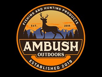 Ambush Outdoors logo design by Optimus