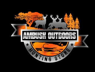 Ambush Outdoors logo design by AYATA