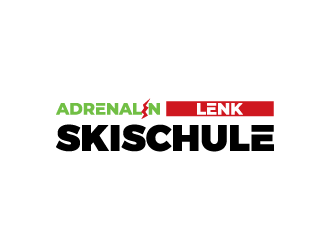 Skischule Adrenalin Lenk logo design by pencilhand