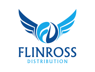 Flinross Distribution logo design by cahyobragas