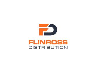 Flinross Distribution logo design by Susanti