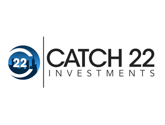 Catch 22 Investments logo design by kunejo