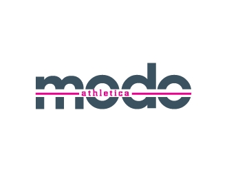 MODO athletica logo design by Erasedink