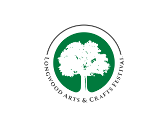 Longwood Arts & Crafts Festival logo design by BlessedArt