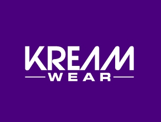 KREAM Wear logo design by AamirKhan