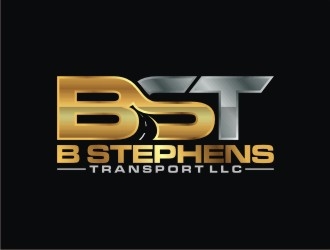 B Stephens Transport LLC  logo design by agil