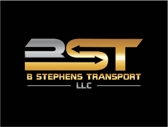 B Stephens Transport LLC  logo design by up2date