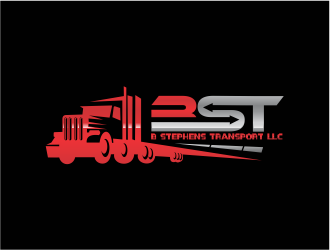 B Stephens Transport LLC  logo design by up2date