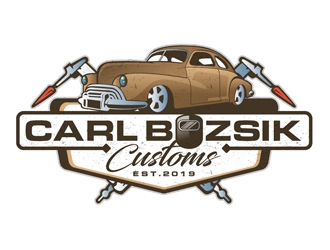Carl Bozsik Customs  logo design by DreamLogoDesign