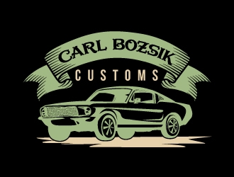 Carl Bozsik Customs  logo design by uttam