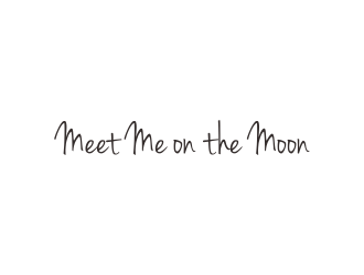 Meet Me on the Moon logo design by p0peye