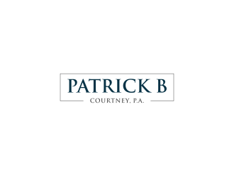 Patrick B. Courtney, P.A. logo design by haidar