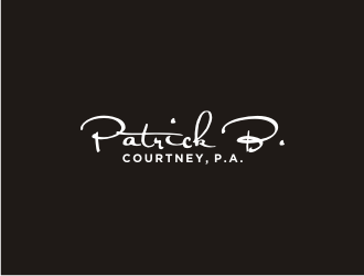 Patrick B. Courtney, P.A. logo design by bricton