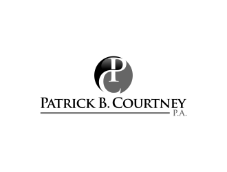 Patrick B. Courtney, P.A. logo design by Lavina