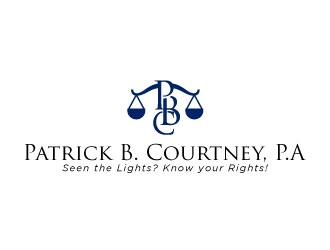 Patrick B. Courtney, P.A. logo design by maze