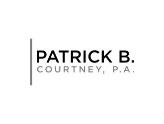 Patrick B. Courtney, P.A. logo design by N3V4