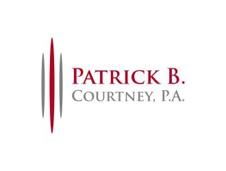 Patrick B. Courtney, P.A. logo design by N3V4