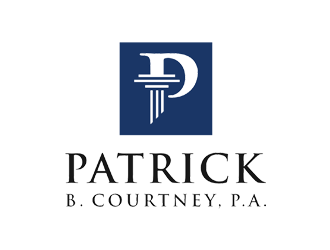 Patrick B. Courtney, P.A. logo design by cimot