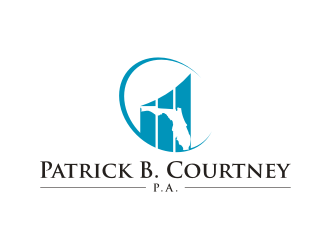 Patrick B. Courtney, P.A. logo design by RatuCempaka