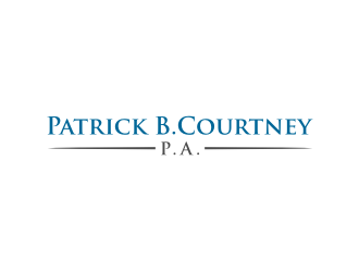 Patrick B. Courtney, P.A. logo design by logitec