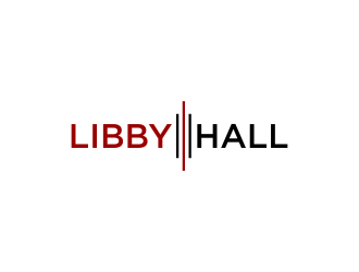 Libby Hall logo design by p0peye