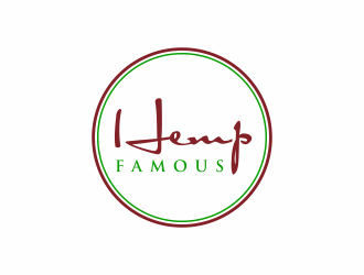 Hemp Famous logo design by ammad