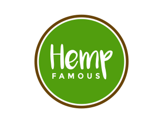 Hemp Famous logo design by Girly