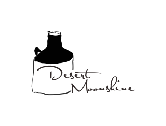 Desert Moonshine logo design by qqdesigns