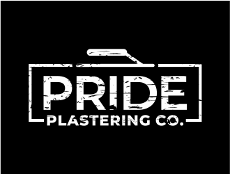 Pride Plastering Co. logo design by mutafailan