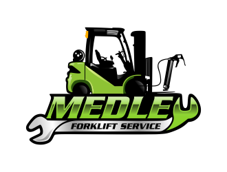 Medley Forklift Service logo design by semar