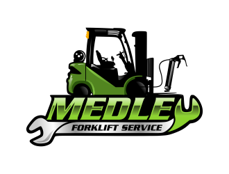 Medley Forklift Service logo design by semar