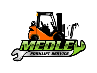 Medley Forklift Service logo design by semar