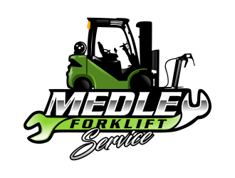 Medley Forklift Service logo design by semar