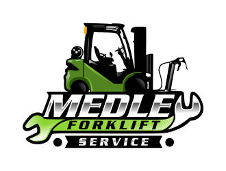 Medley Forklift Service logo design by semar