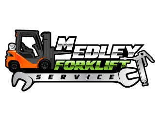 Medley Forklift Service logo design by daywalker