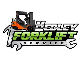 Medley Forklift Service logo design by daywalker