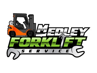 Medley Forklift Service logo design by daywalker