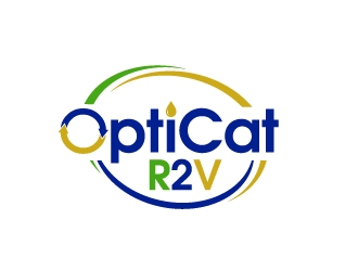 OptiCat R2V logo design by shravya