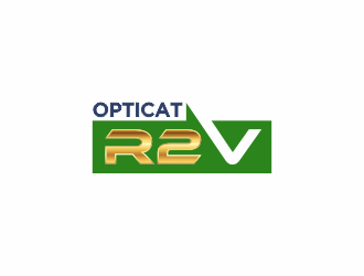 OptiCat R2V logo design by afra_art