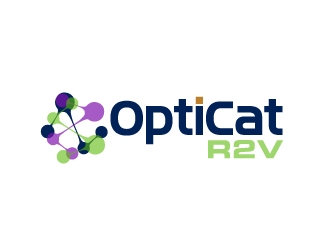 OptiCat R2V logo design by AamirKhan