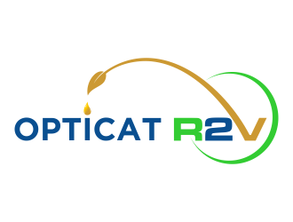 OptiCat R2V logo design by savana