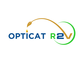 OptiCat R2V logo design by savana