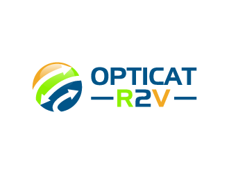 OptiCat R2V logo design by mhala