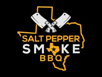 Salt Pepper Smoke BBQ logo design by LogOExperT