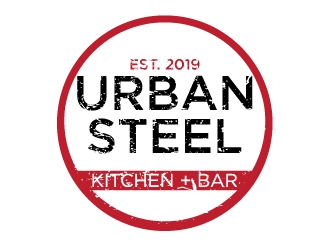 Urban Steel Kitchen   Bar logo design by Erasedink