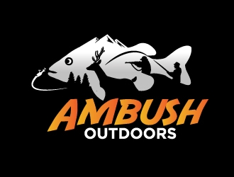 Ambush Outdoors logo design by Foxcody